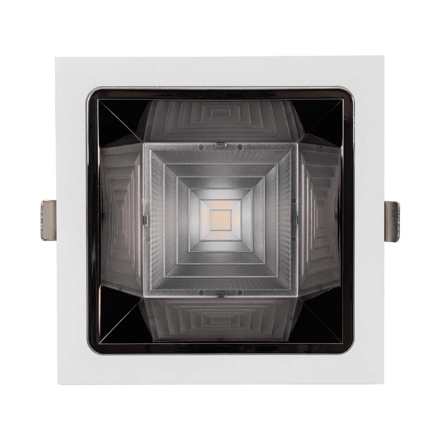 Downlight LED 30W Kwadratowy (UGR15) LuxPremium CRI90 LIFUD Cięcie 145x145 mm - widok prezentacyjny