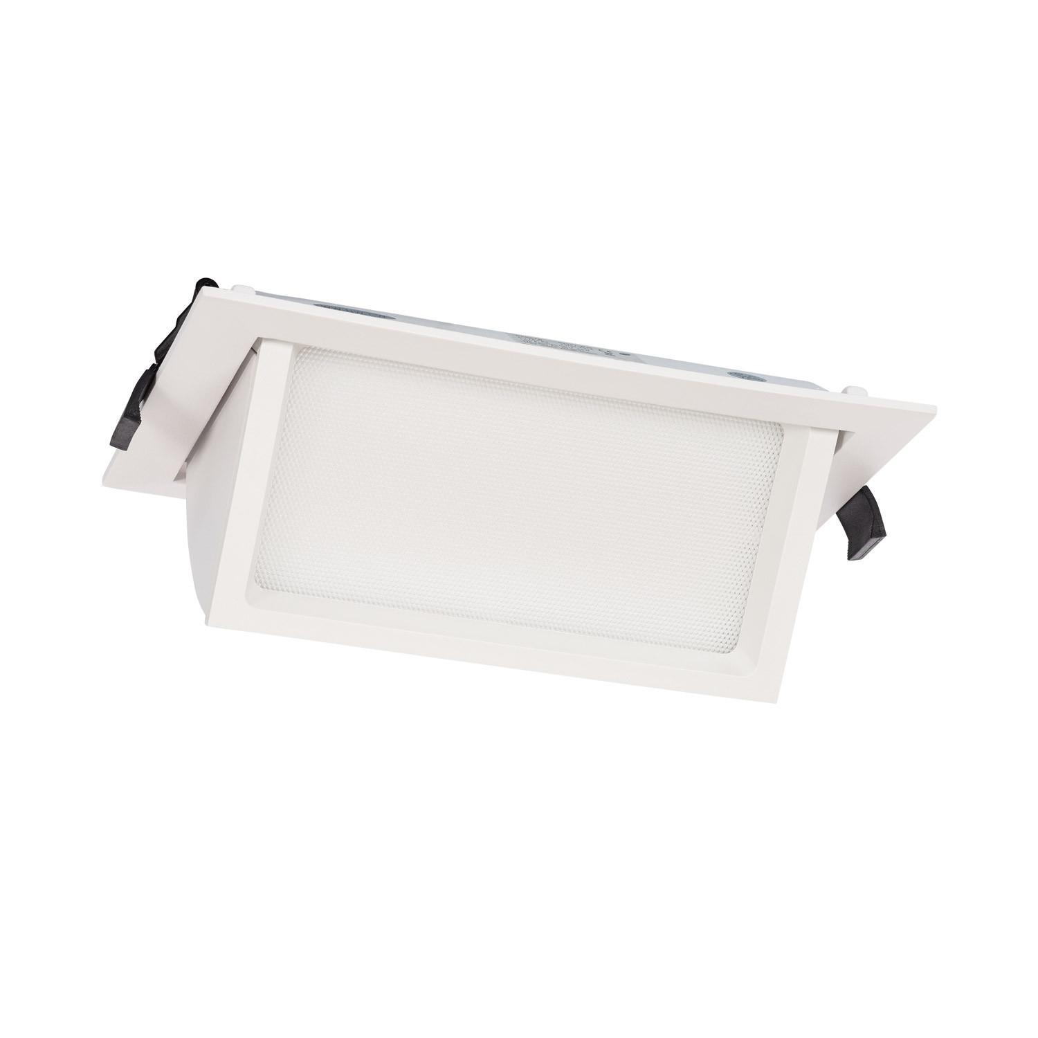 Downlight Nastawny Prostokątny LED 38W Chip OSRAM 120 lm/W Biały Anti-Flicker - widok 3