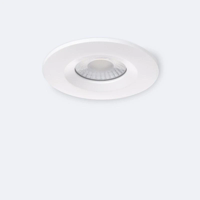 Afbeelding van Downlight LED Vlamvertragend Rond 4CCT ( Warm -Neutraal) Regelbaar IP65 Wit Zaagmaat Ø65 mm