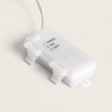Bild von LED-Seilgirlande für draußen mit Batterie Iraia 5m