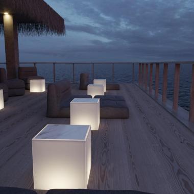Image de Cube Bora Marble In&Out 