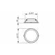 Afbeelding van Downlight PHILIPS Ledinaire Slim LED 10.5W Zaagmaat Ø 150 mm DN065B G3