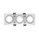 Immagine di Downlight Quadrati Basculante GU10 6W PC Foro 75x235 mm PC