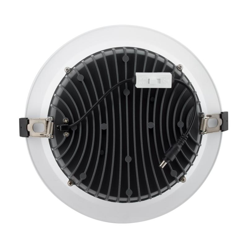 LEDKIA LED-Downlight 30W New Aero Slim – 130 Lm/W, UGR17, Ø200 Mm, Neutralweiß, Für Gewerberäume