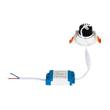Bild von LED Downlight Einbaustrahler 5W Rund COB CRI90 Ausschnitt Ø 70 mm