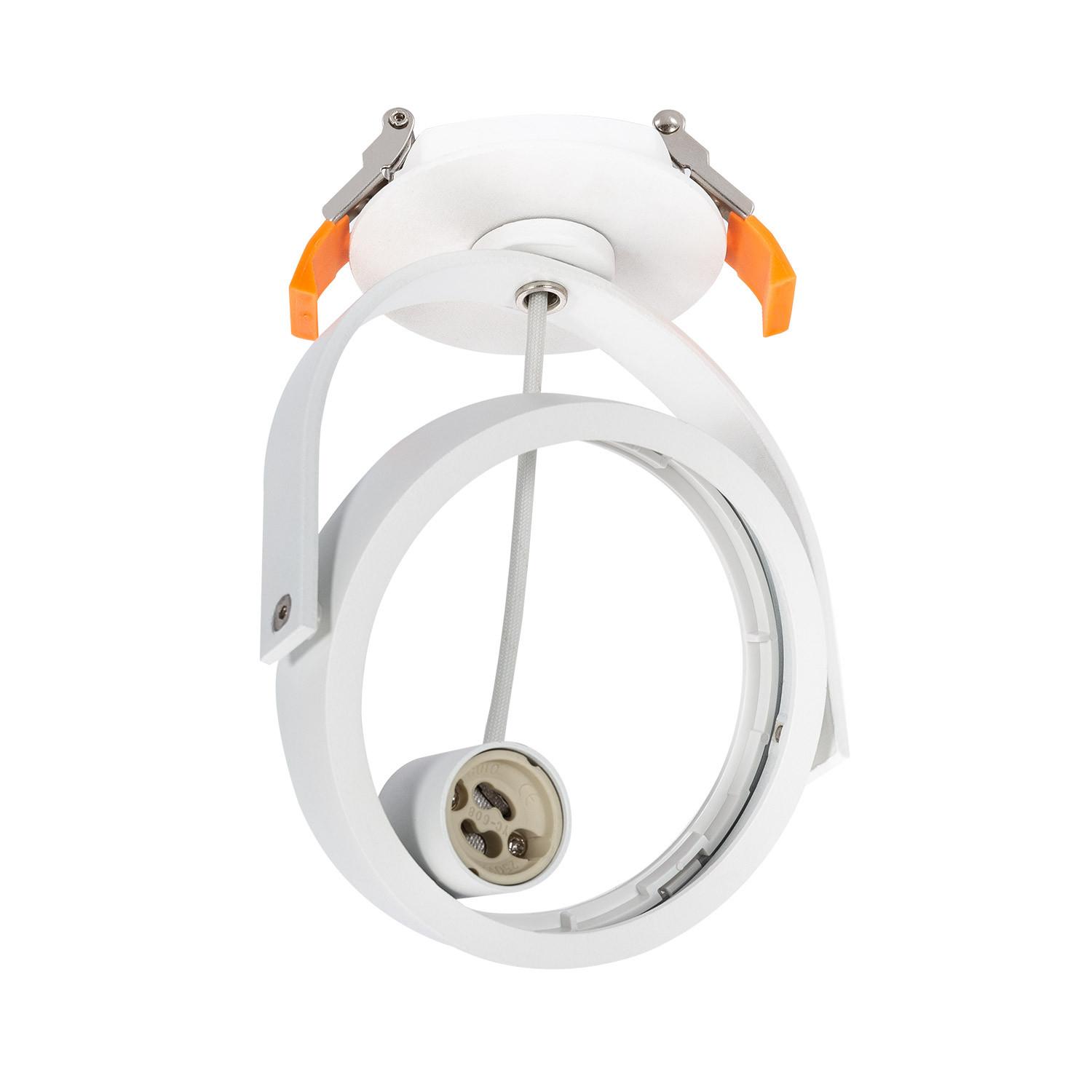 Obudowa Downlight Natynkowa Okrągła Nastawna do Żarówki LED GU10 AR111 - widok 3