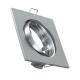 Afbeelding van Downlight Halo Vierkant kantelbaar voor GU10 / GU5.3 LED Lamp Zaagmaat Ø 72 mm