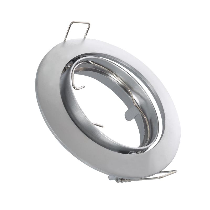 Obrázek Podhledový Rámeček Kruhový Výklopný pro LED Žárovky GU10 / GU5.3 Výřez Ø 72 mm