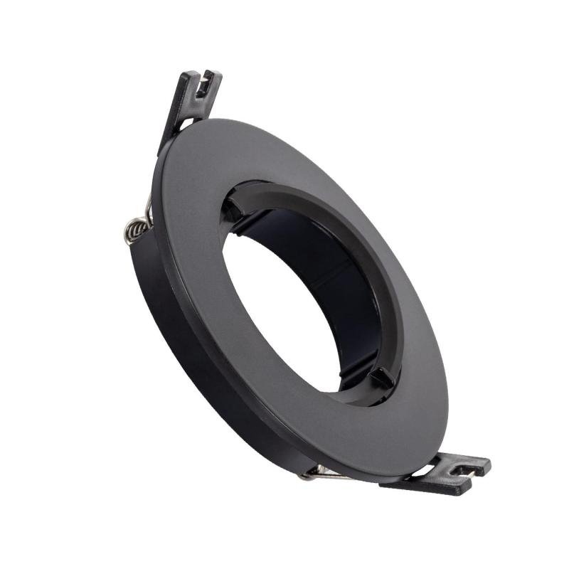 Immagine di Portafaretto Downlight Circolare Basculante per Lampadina LED GU10 / GU5.3 Foro Ø 70mm