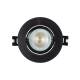 Immagine di Portafaretto Downlight Circolare Basculante per Lampadina LED GU10 / GU5.3 Foro Ø 70mm
