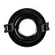 Image de Collerette Downlight Ronde Orientable pour Ampoule LED GU10 / GU5.3 Coupe Ø 80mm