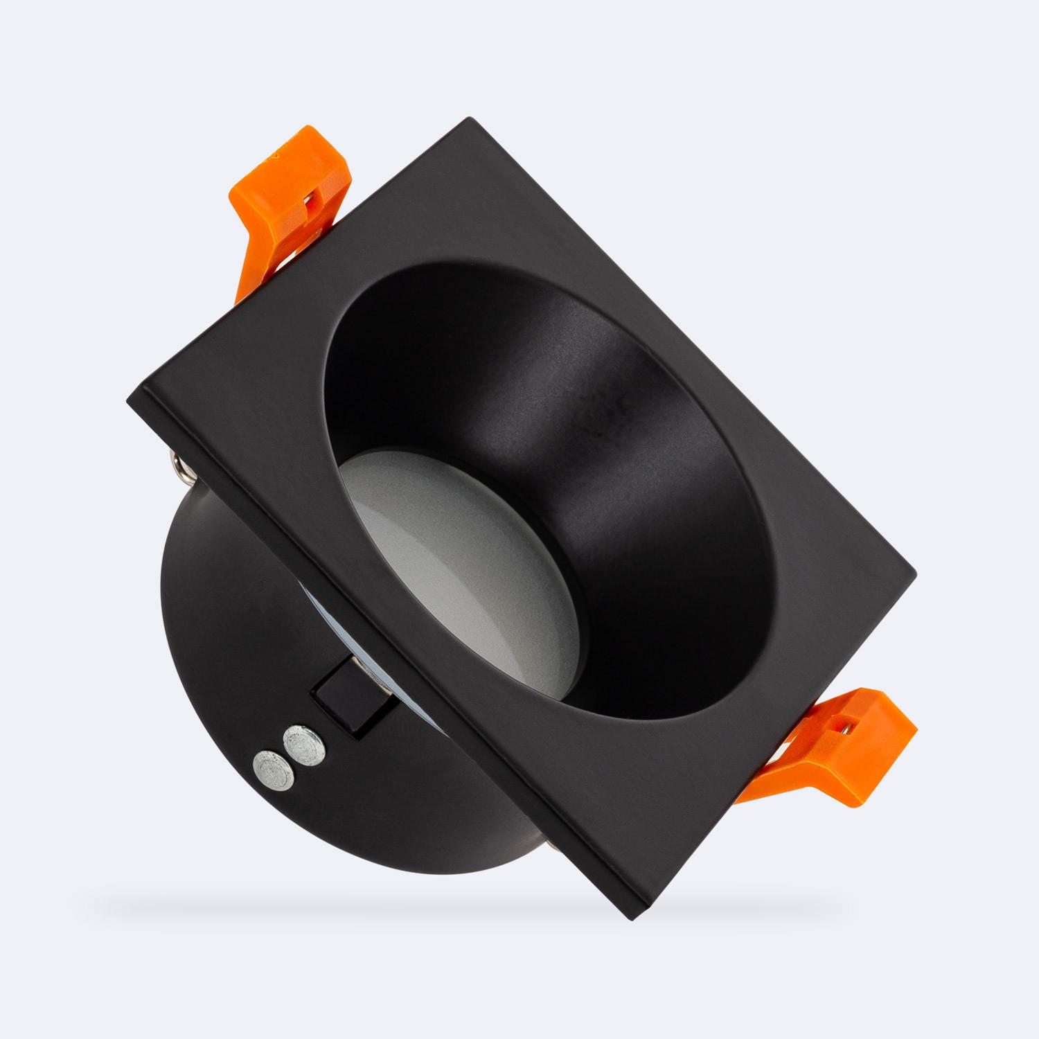 Obudowa Downlight Kwadratowa IP65 do Żarówka LED GU10 Średnica Ø75 mm - widok 3