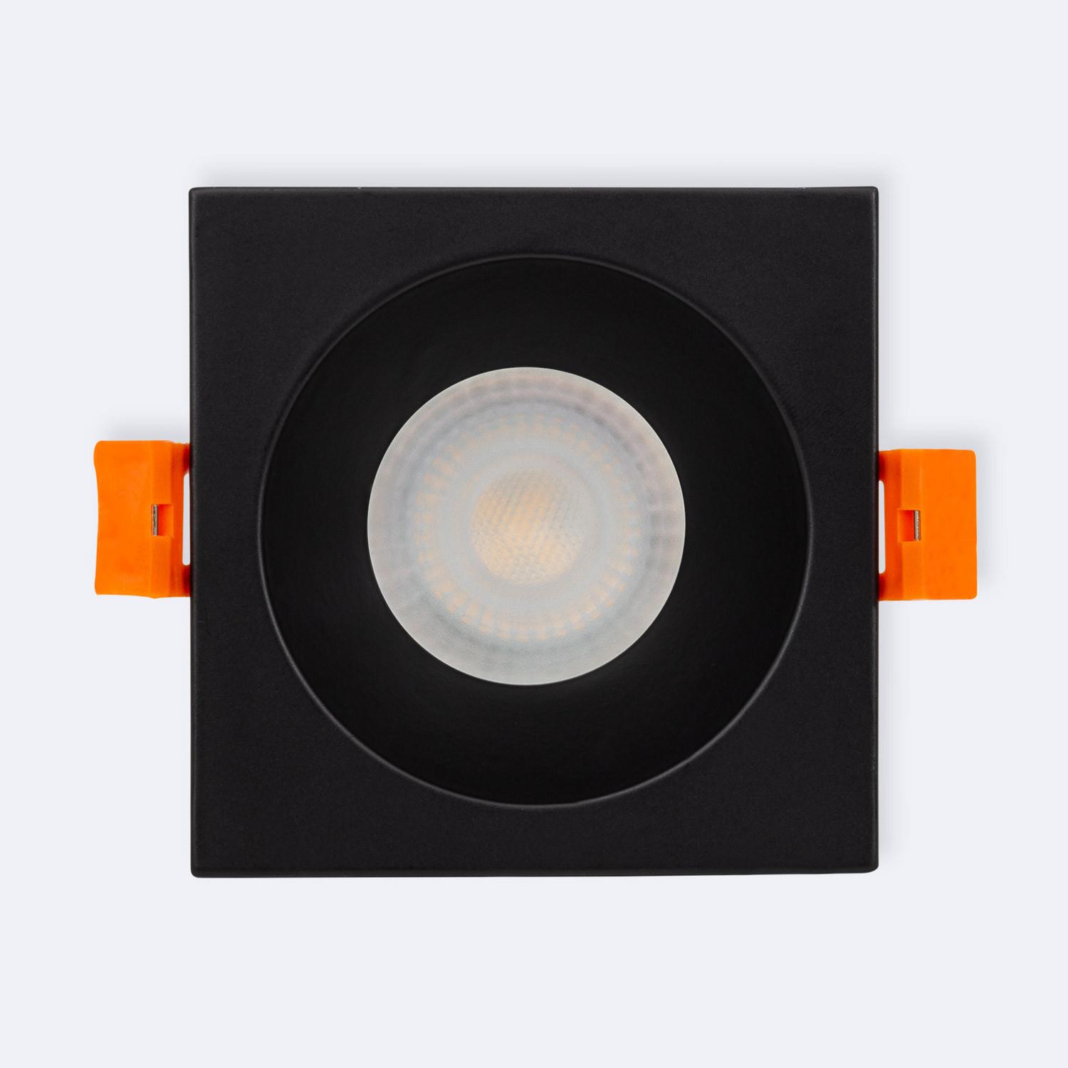 Obudowa Downlight Kwadratowa IP65 do Żarówka LED GU10 Średnica Ø75 mm - widok prezentacyjny