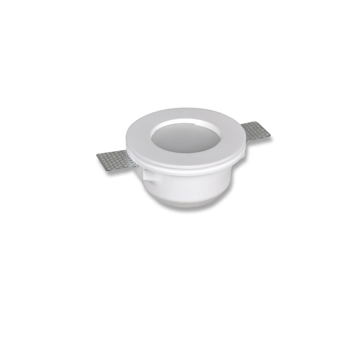 Obudowa Downlight Integracja Gips/Pladur Okrągła do Żarówki LED GU10/GU5.3 Średnica Ø133mm - widok 3