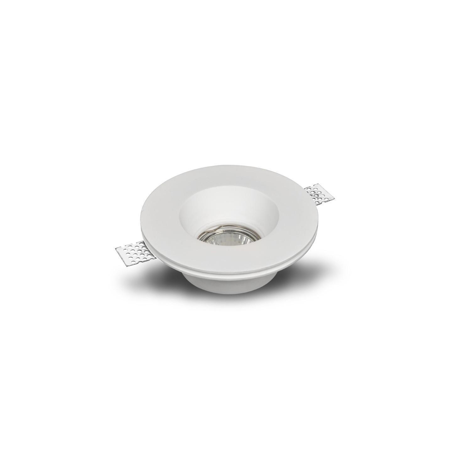 Obudowa Downlight Integracja Gips/Pladur Okrągła do Żarówki LED GU10/GU5.3 Średnica Ø133 mm UGR17 - widok 3