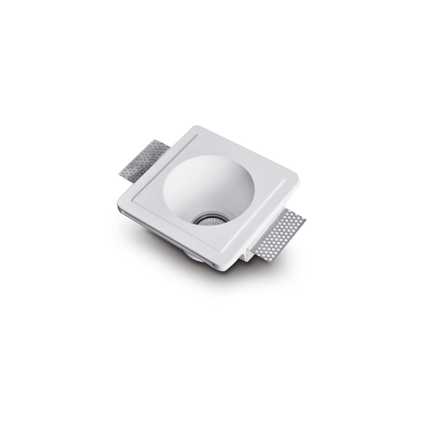 Obudowa Downlight Integracja Gips/Pladur do Żarówki LED GU10/GU5.3 Wymiary 153x153 mm UGR17 - widok 3