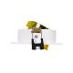 Image de Collerette Downlight Ronde Orientable pour Ampoule LED GU10/GU5.3 Coupe Ø 80mm