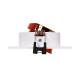 Immagine di Portafaretto Downlight Quadrato Basculante Colorato per Lampadina LED GU10 / GU5.3 Foro Ø80 mm