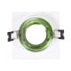 Bild von Downlight-Ring Quadratisch Schwenkbar Farbig für LED-Glühbirnen GU10 / GU5.3 Schnitt Ø80 mm