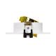Image of Coloured Square Tilting Downlight Bezel Ø80mm Cut Out for GU10 / GU5.3 LED Bulbs