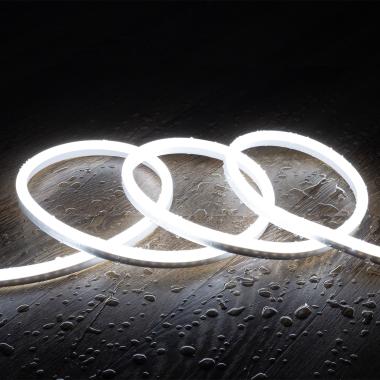 Led Strip Neon Dimbaar 220V SFLEX8 8W/m te knippen om de 100cm IP65 Op maat