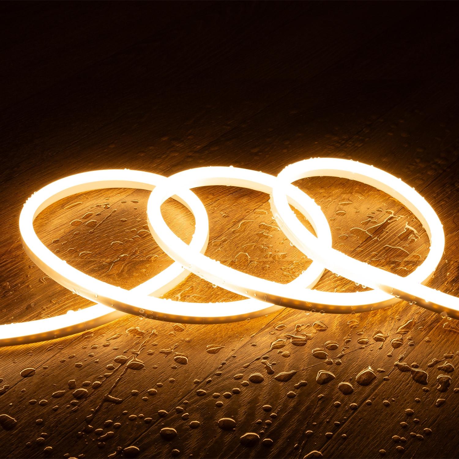 Taśma Led Neon Ściemnialna 220V Sflex8 8W/m Cięcie 100cm IP65 Na wymiar