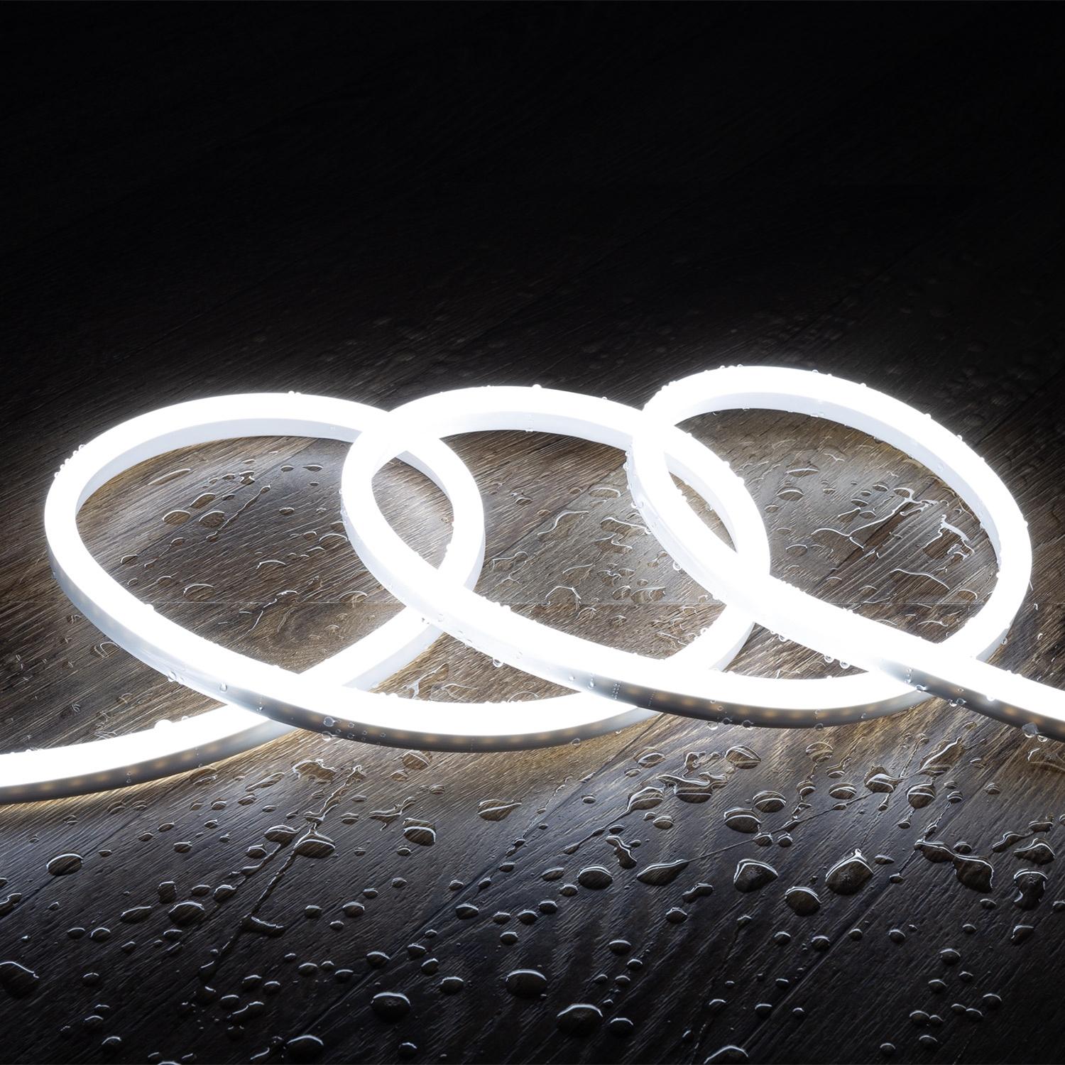 Taśma Led Neon Ściemnialna 220V Sflex8 8W/m Cięcie 100cm IP65 Na wymiar