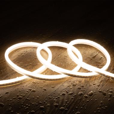 Led Strip Neon Dimbaar 220V SFLEX8 8W/m te knippen om de 100cm IP65 Op maat