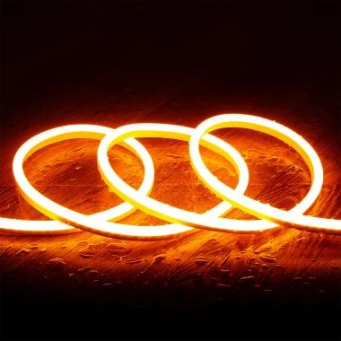 Led Strip Neon Dimbaar 220V SFLEX8 8W/m te knippen om de 100cm IP65 Op maat