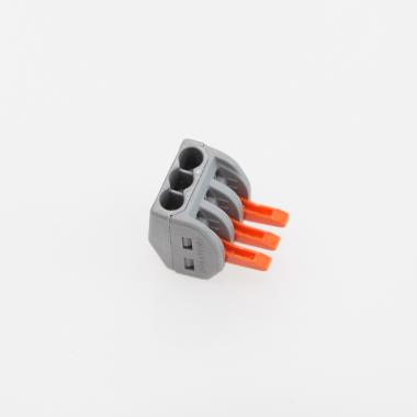 Afbeelding van Set van 20 Snelkoppelingen 3 Klemmen PCT-213 voor het splitsen van elektrische kabel 0,08-4mm².