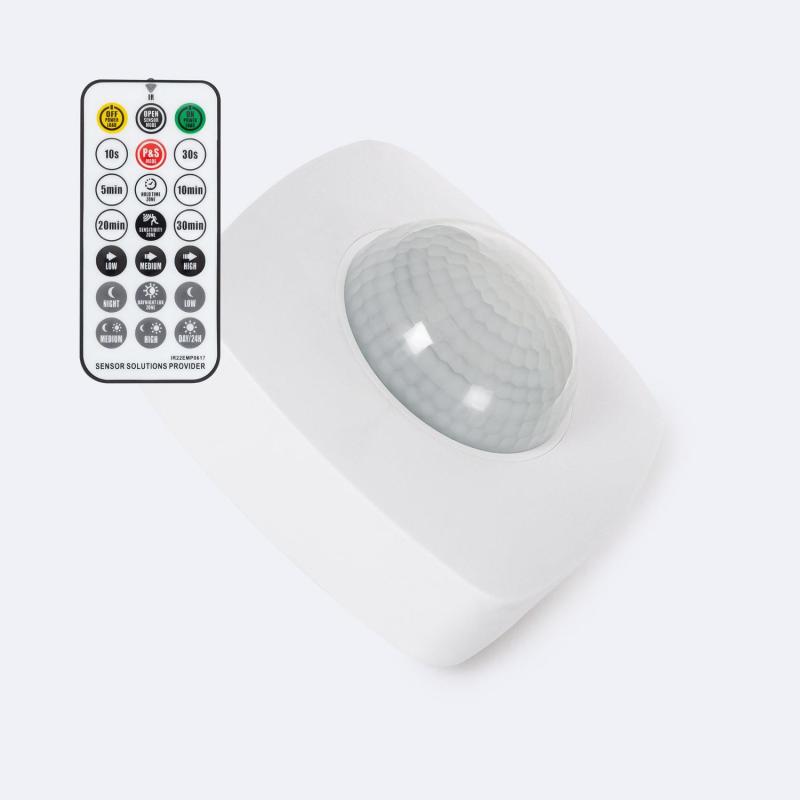 360º PIR Motion Sensor for Corridors with Remote Control - Ledkia