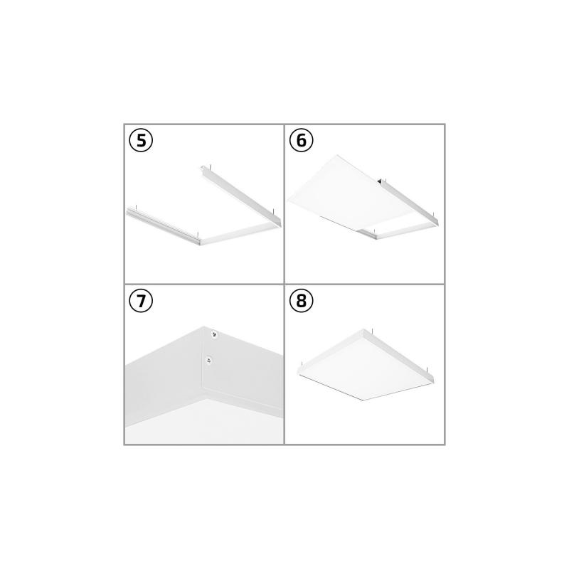 Panneau LED 120x60 Cm Dimmable 63W 6300lm – Blanc Froid 6000K – LIFUD BOKE – Éclairage Pro