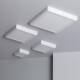 Image de Plafonnier LED Carré Métal 18W Design White 225x225 mm 