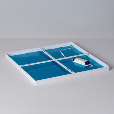 Image of Square 48W Surface Mounted LED Light 600x600mm 