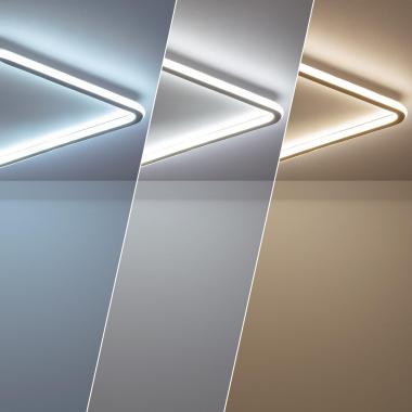 Afbeelding van LED Plafondlamp 28W Metaal Vierkant 500x500 mm CCT Selecteerbare Allharo