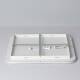 Image de Plafonnier LED Carré Métal CCT Sélectionnable Allharo 40W 610x610 mm