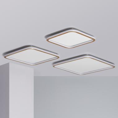 Image of Alharo Square 40W CCT Selectable LED Ceiling Light 610x610mm 