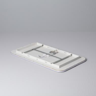 Image de Plafonnier LED Rectangulaire Métal CCT Sélectionnable Allharo 50W 900x600 mm Image de Plafonnier LED Rectangulaire Métal CCT Sélectionnable Allharo 50W 900x600 mm