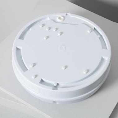 Image of 24W IP65 LED Hublot Outdoor Round Panel with PIR Motion Sensor and Emergency Light Ø285 