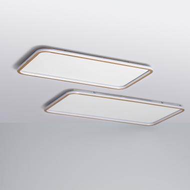 Image de Plafonnier LED Rectangulaire Métal CCT Sélectionnable Allharo 50W 900x600 mm Image de Plafonnier LED Rectangulaire Métal CCT Sélectionnable Allharo 50W 900x600 mm