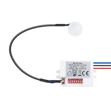 Image of 24W IP65 LED Hublot Outdoor Round Panel with PIR Motion Sensor and Emergency Light Ø285 