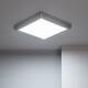 Image de Plafonnier LED Carré 24W Métal Design Silver 300x300mm 