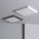 Image de Plafonnier LED Carré 24W Métal Design Silver 300x300mm 