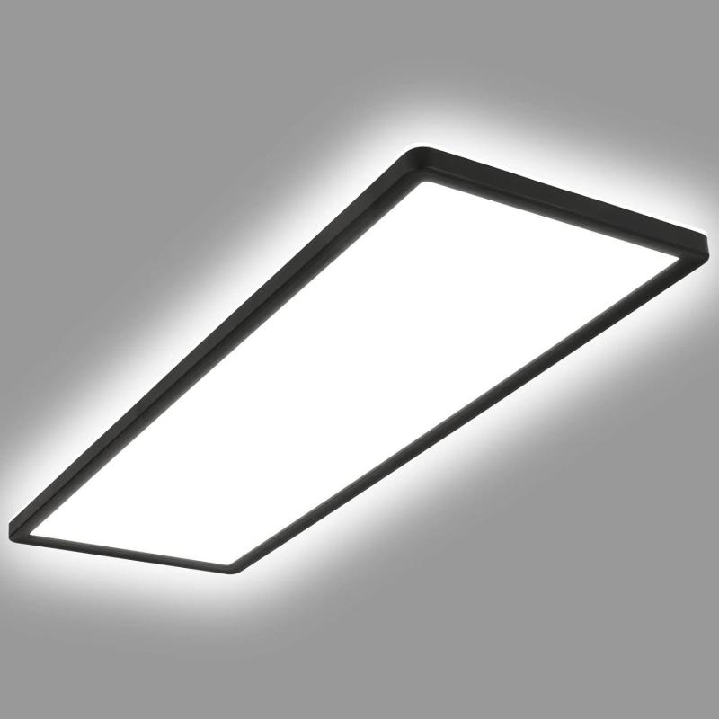 Plafoniera led 108w rettangolare oro design moderno lampadario da soffitto luce bianco naturale