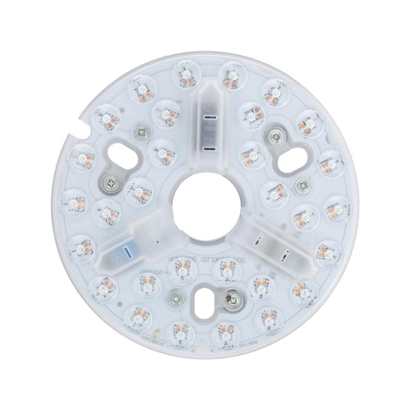 Panneau LED 18W 3000K/4000K/6500K Pour Ventilateur Plafond - Kit Remplacement 1530 Lumens, Dimmable, Mémoire Couleur