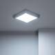 Image de Plafonnier LED Carré Design 18W Métal 225x225 mm Silver 
