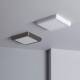 Image de Plafonnier LED Carré Design 18W Métal 225x225 mm Silver 