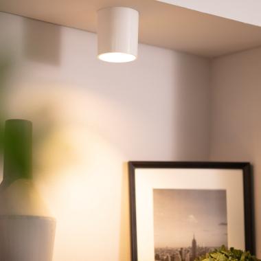 Image de Plafonnier LED RGBW Blanc Quartz WiFi Dimmable 5W