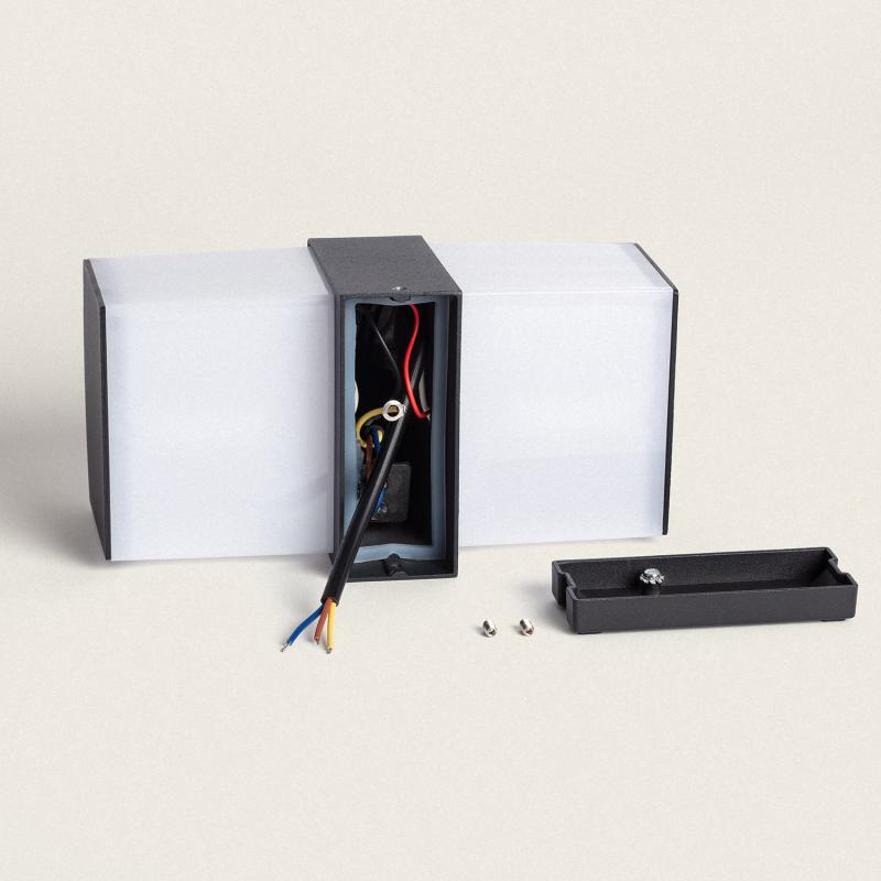 Bild von LED-Wandleuchte Aussen 12W Aluminium Oberfläche Berdy Duo