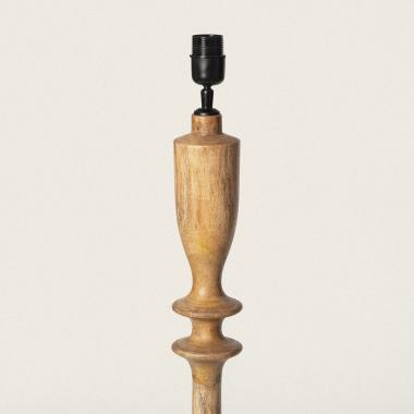 Image of Meena Wooden Lamp Base ILUZZIA